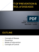 Concept Prevention of Disease. DR - Meely Panda
