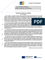 EXAMEN 2º Evaluación - Benidorm, Baño de Realidad