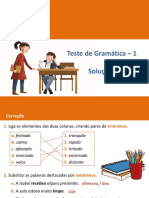 Gramática 1 Soluções