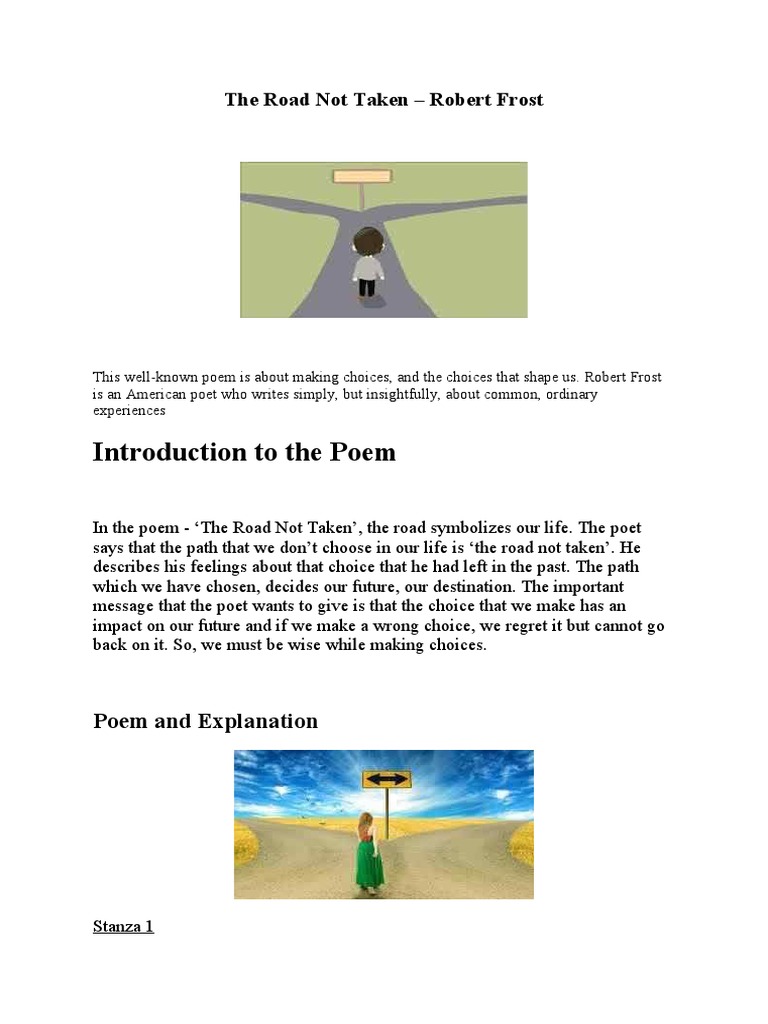The Road Not Taken | PDF