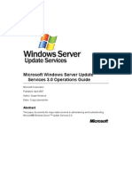 Microsoft Windows Server Update Services 3.0 Operations Guide