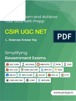 CSIR Answer Key 2016-D-Ans