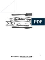 Business Plan Restaurant