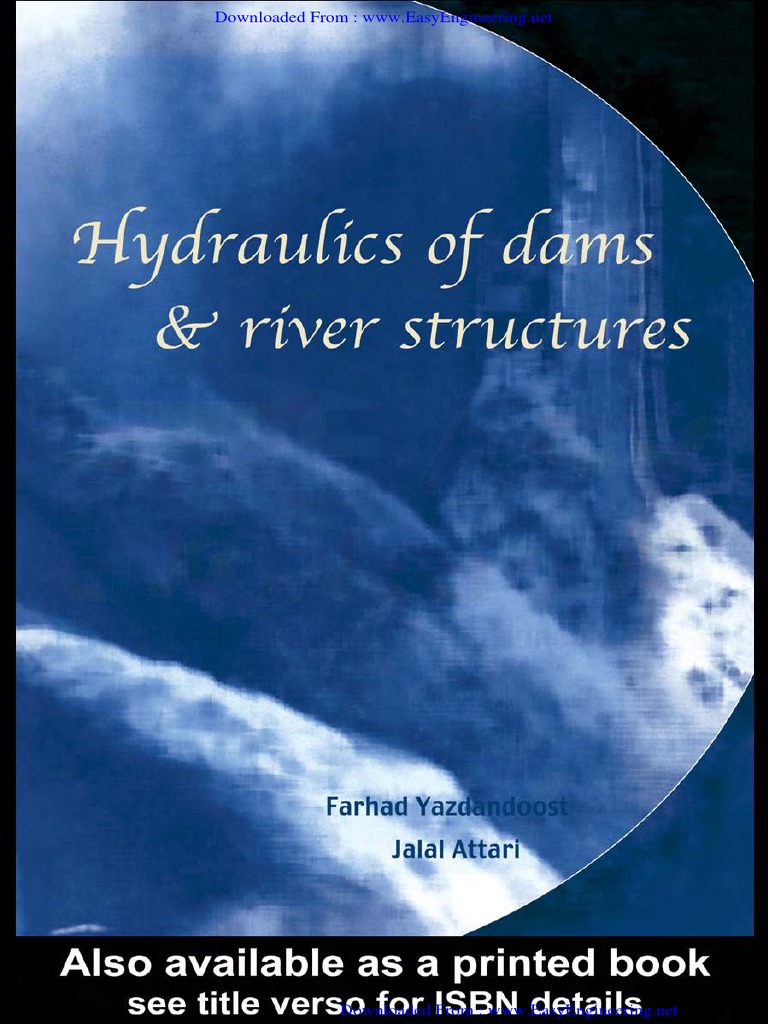 Hydraulics of Dams and River Structures by DR PDF Spillway Turbulence
