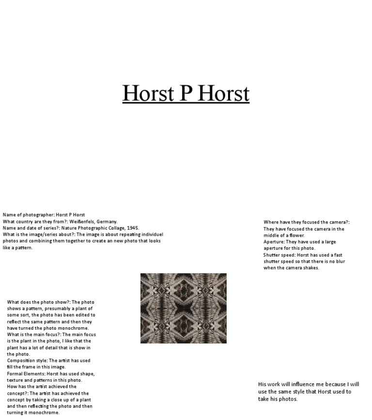 Horst P Horst | PDF