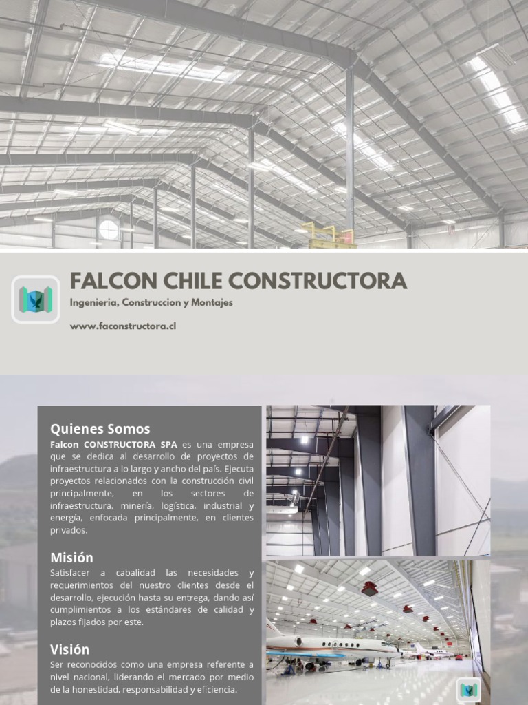 Brochure Falcon Constructora 2023 | PDF | Calidad (comercial)