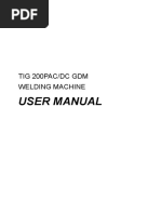 Tig 200P Acdc GDM User Manual