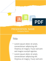 Presentation Name