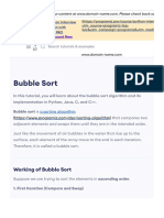 Bubble Sort (With Code in Python-C++-Java-C)