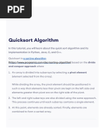 QuickSort (With Code in Python-C++-Java-C)