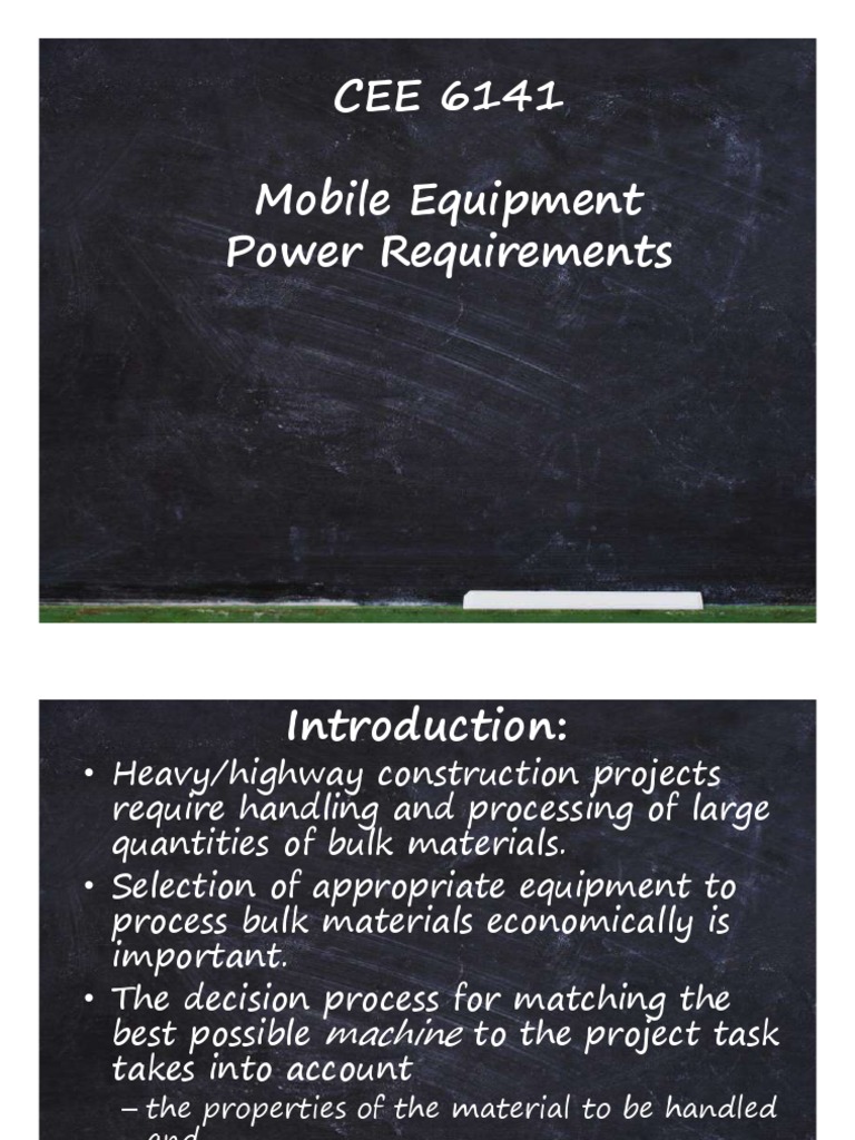 Machine Power Requirements PDF Horsepower Friction