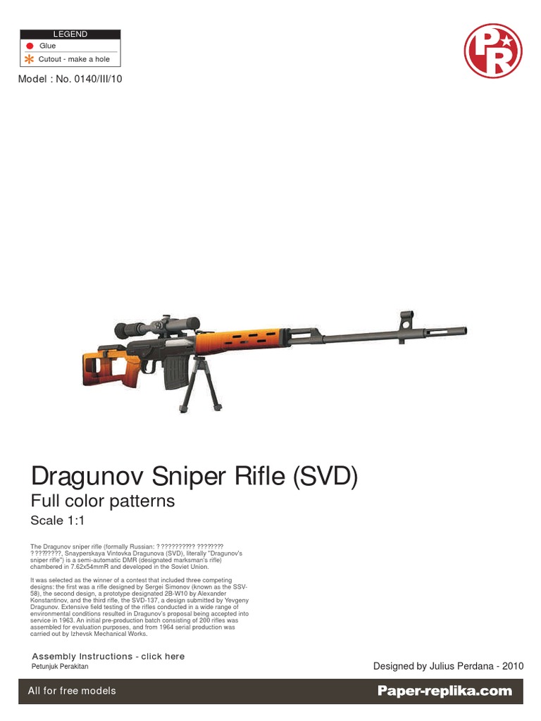 Overview of the Dragunov Sniper Rifle | PDF | Military Science ...