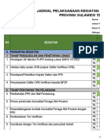 Master Schedule BSPS Provinsi Sulawesi Tenggara TA 2023