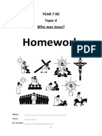 Who Was Jesus - Homework - Student Version