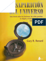 LA DESAPARICION DEL UNIVERSO Gary R Rena