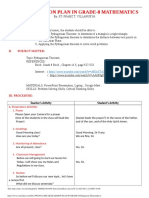 Detailed Lesson Plan in Grade 8 Pythagorean Theorem