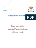 Intestinal Obstruction