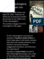 To Kill A Mockingbird, by Harper Lee