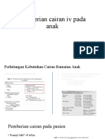 Pemberian Cairan IV Pada Anak