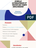 Echelle Stratigraphique Et Definition Des Temps Géologiques