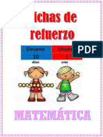 Fichas de Refuerzo Matemática.