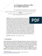 Development of Tanggamus Robusta Coffee (Socio-Ecological Approach)