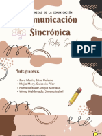 Comunicación Sincrónica y Redes Sociales.