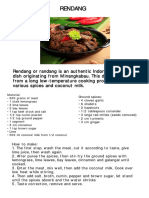 Rendang Recipe