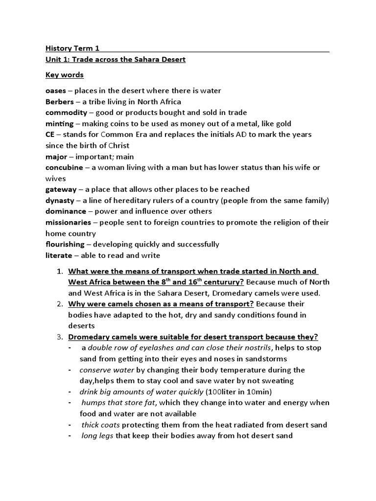 Gr 7 history term 1 download free pdf desert