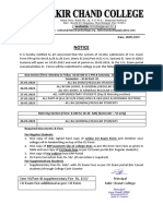 17-05-2023 - NOTICE For Sem VI CU Form Fillup