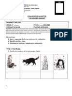 Evaluación Plan Lector - Abril