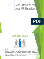 L11 Conflicts in Water Resource Utilization in Northern Sri Lanka