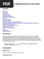 Errdisable Port State Recovery On The Cisco IOS Platforms