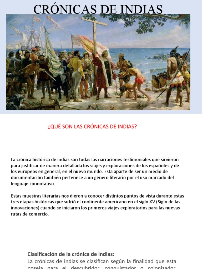 Crónicas de Indias | PDF | Américas