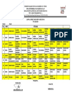 Jadwal Piket Osis SMPN 1 Belitang Maret