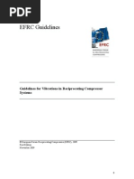 EFRC Guidelines For Vibrations in Reciprocating Compressor Systems