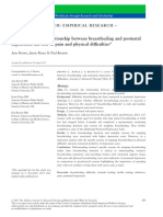 Journal of Advanced Nursing - 2015 - Brown - Understanding The Relationship Between Breastfeeding and Postnatal Depression