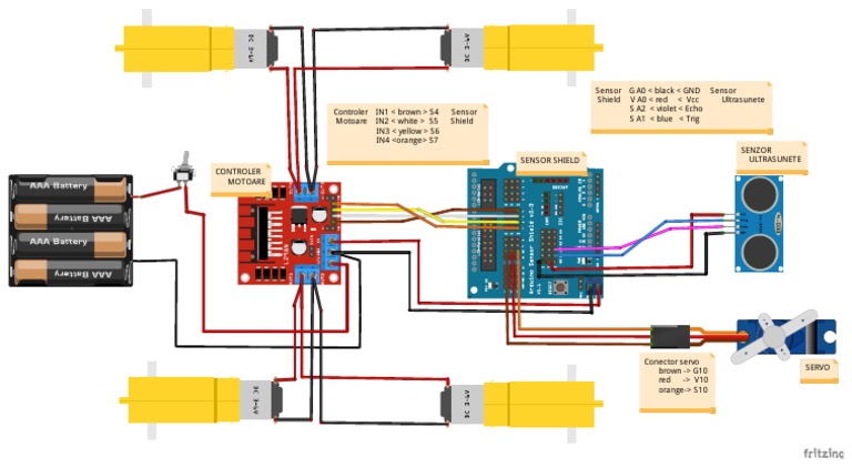 Obstacle Avoiding Robot With L298N | PDF