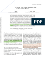 Phonological Skills and Their Role in Learning To Read: A Meta-Analytic Review