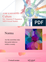 The Elements of Culture