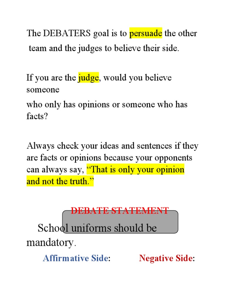 13Schooluniformsshouldbemandatory PDF Evidence Clothing