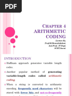 Chapter 4 - Arithmetic Coding