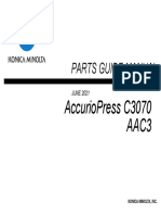 AccurioPress C3070 Parts Manual