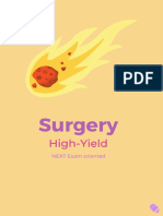 Surgery High Yield