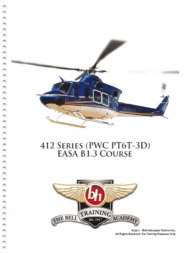 412 B1.3 Bell Training Manual | PDF | Helicopter Rotor | Helicopter