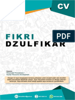 CV - Fikri Dzulfikar (Update - 4 November 2017) 1MB