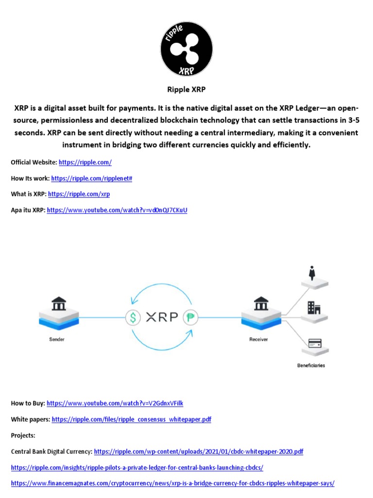 XRP Ripple Blockchain Information Summary | PDF