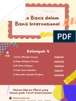 Kelompok 4 EM-B Etika Bisnis Dalam Bisnis Internasional