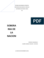 Trabajo de Soberania