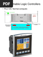 Programmable Logic Controllers: - PLC V/S Normal Computer